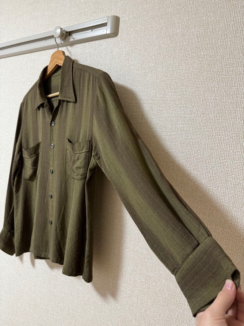 70s レーヨンシャツ　ヴィンテージ
