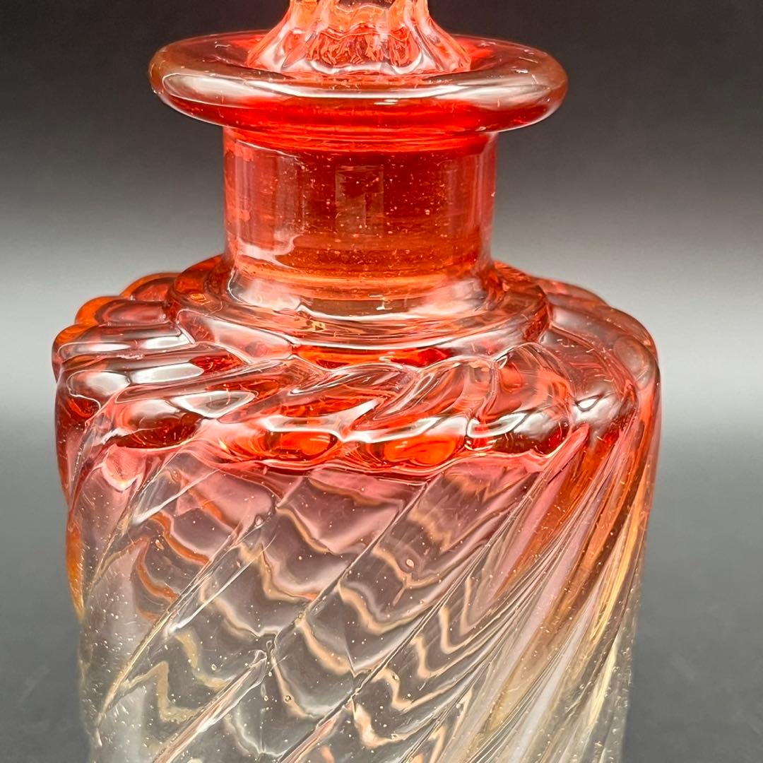 オールドバカラ BACCARAT バンブー アンティーク グラデーション ガラス