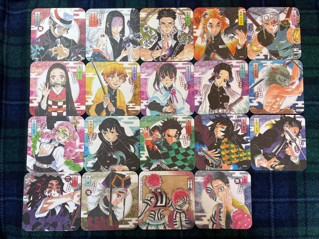 未使用‼️鬼滅の刃 アートコースター全45種＋BOX購入特典3枚