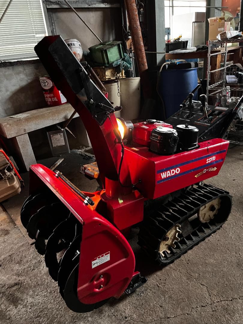 除雪機 ワドー SS1180　【整備済み】 新品バッテリー　新潟県柏崎市発