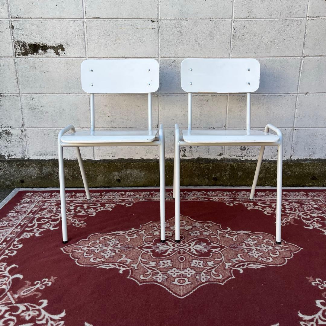 2点セット◾️ Francfranc フランフラン スタッキングチェア 椅子 A