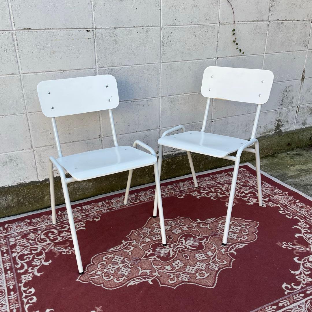 2点セット◾️ Francfranc フランフラン スタッキングチェア 椅子 A