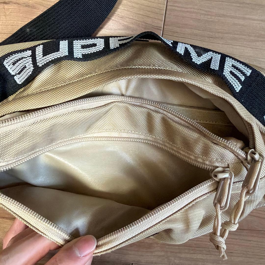 希少　美品　Supreme シュプリーム Waist Bag Tan ベージュ