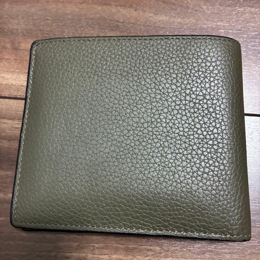 LOEWE ロエベ 折りたたみ財布 カーキ/グリーン 小銭入れ無し コラボ