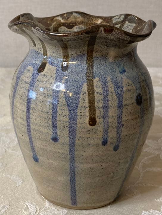 陶器　花瓶　花器　Nichols Pottery NC ノースカロライナ
