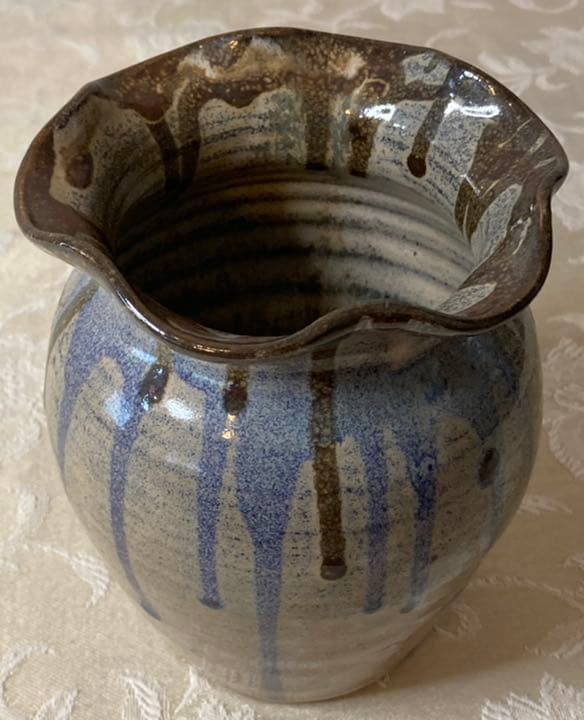 陶器　花瓶　花器　Nichols Pottery NC ノースカロライナ