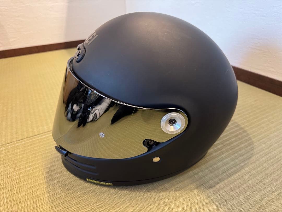 tomoSHOEI フルフェイスGlamster艶消し黒XLサイズ