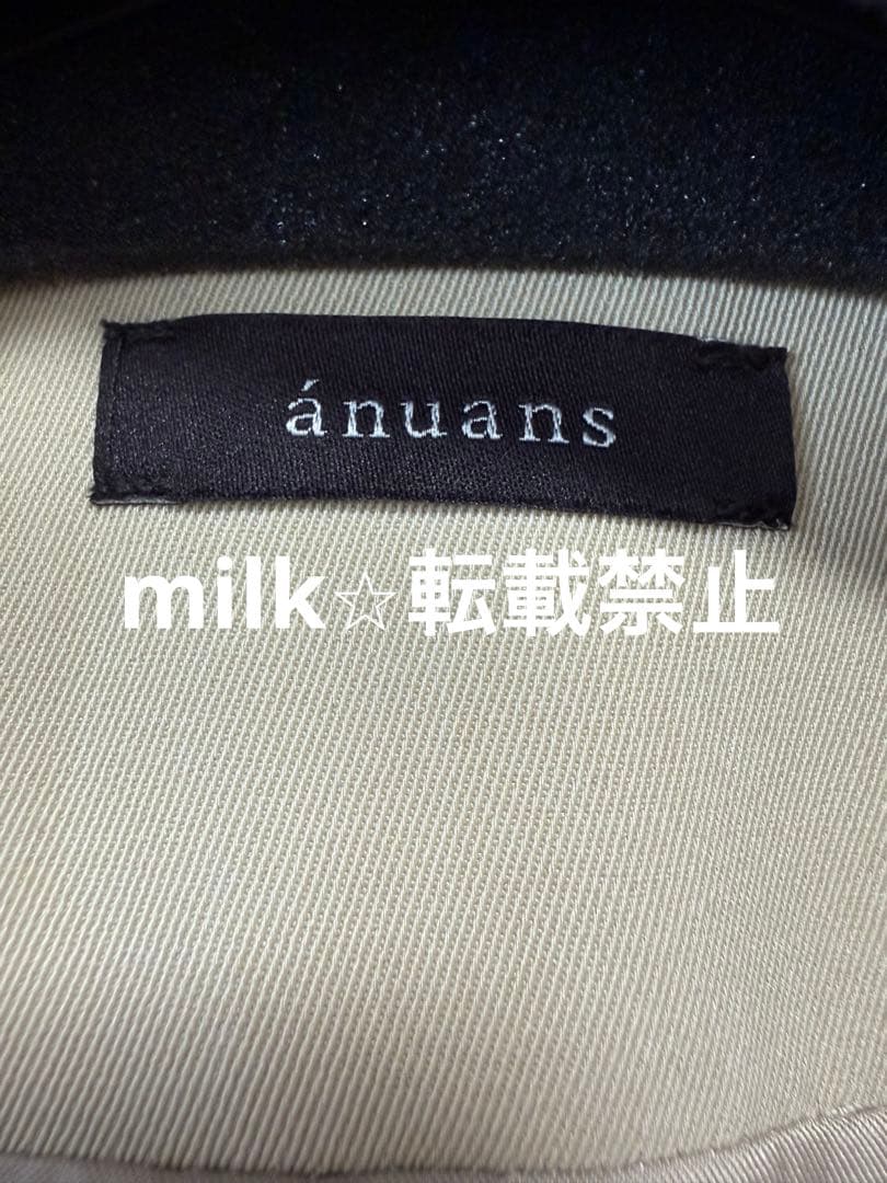 anuans タックスリーブテーラードオールインワン