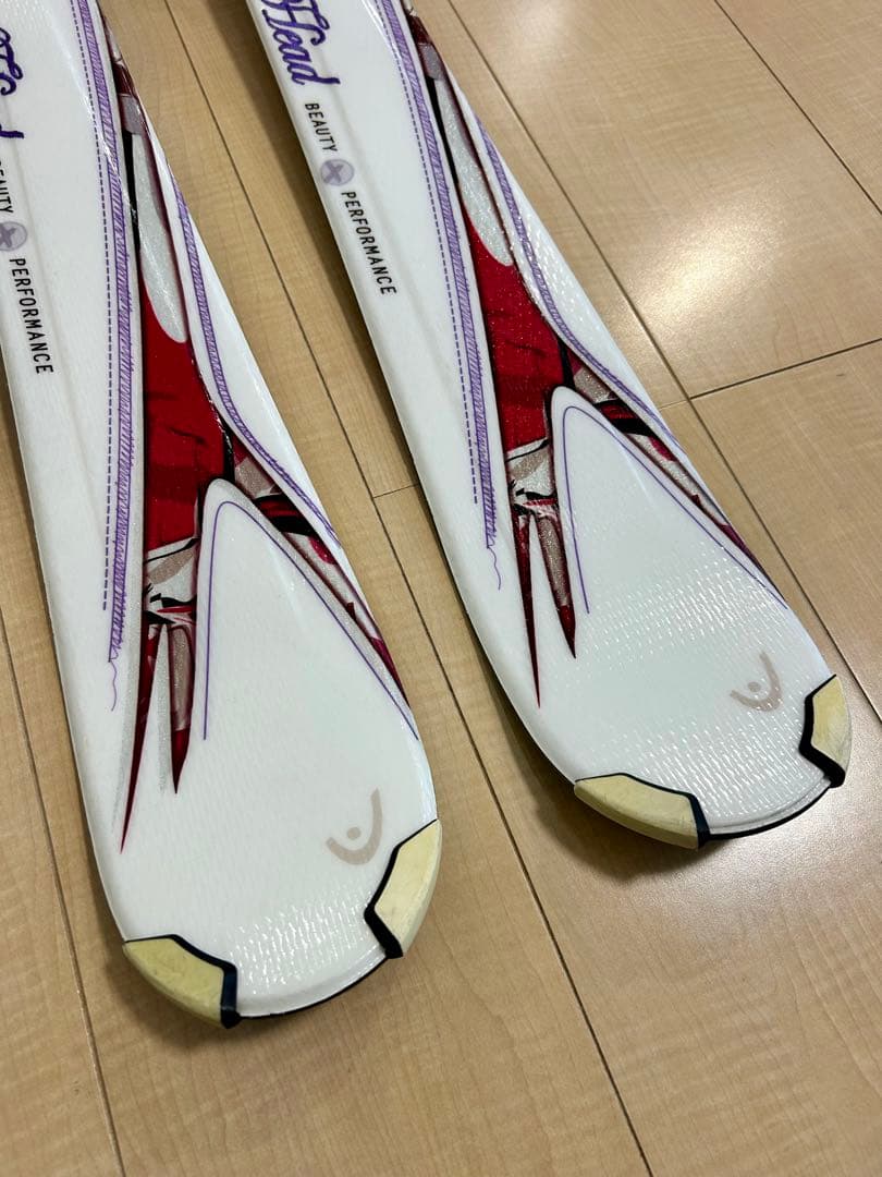 HEAD MYA No2 スキー 板 142cm ホワイト パープル 女性用