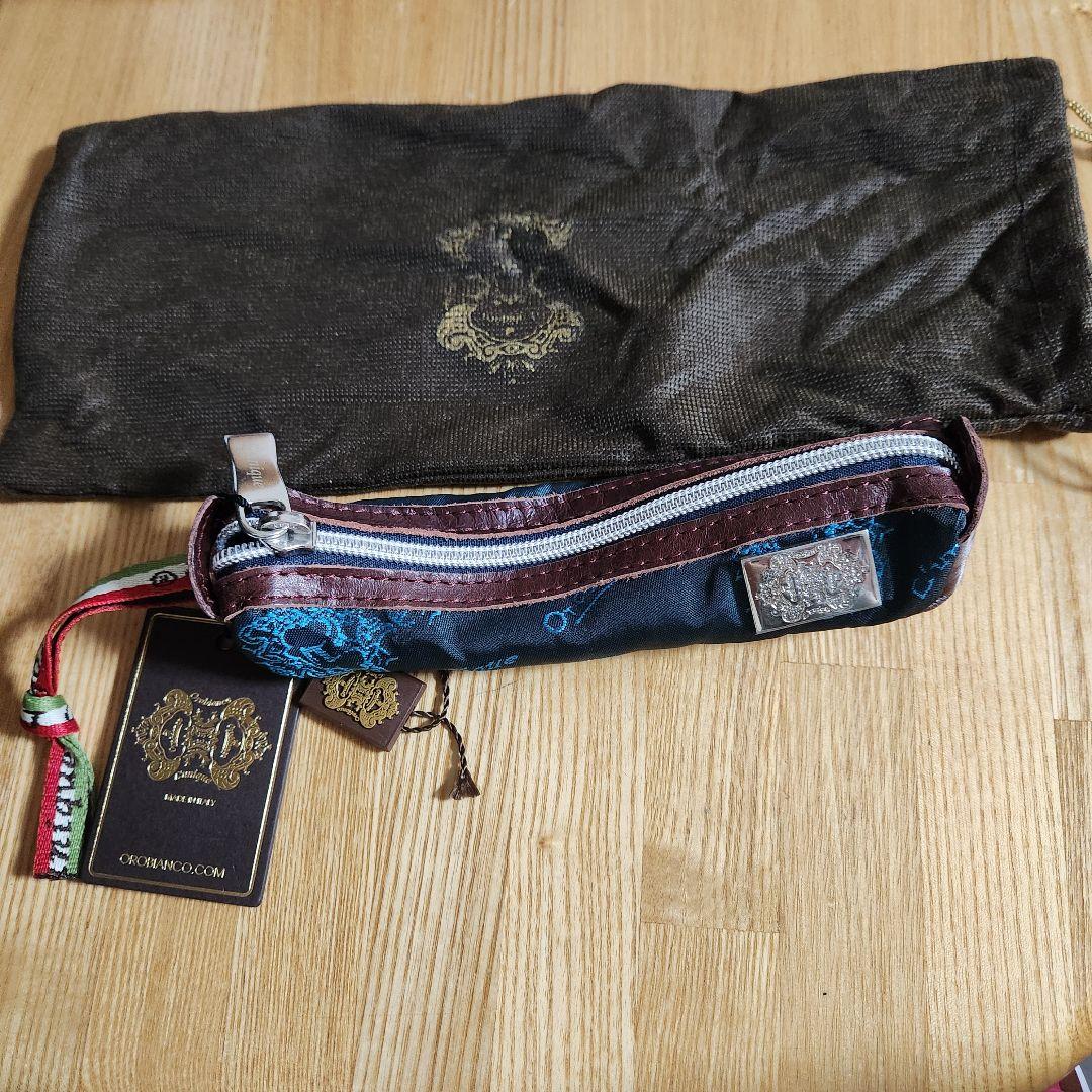 【近々処分】オロビアンコ・ルニーク ペンケース 青