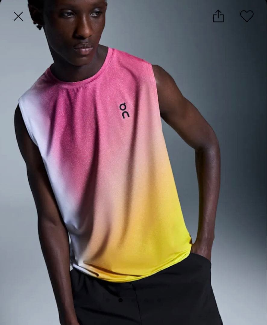 【新品未使用】メンズL on テニス Court Tank シフィオンテク オン