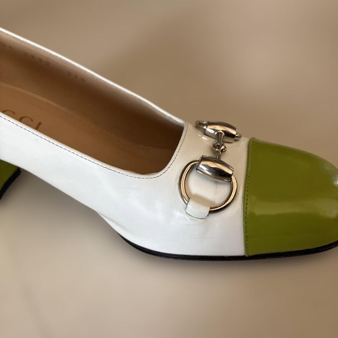 GUCCI グッチ　パンプス　エナメル　ホースビット 24.5