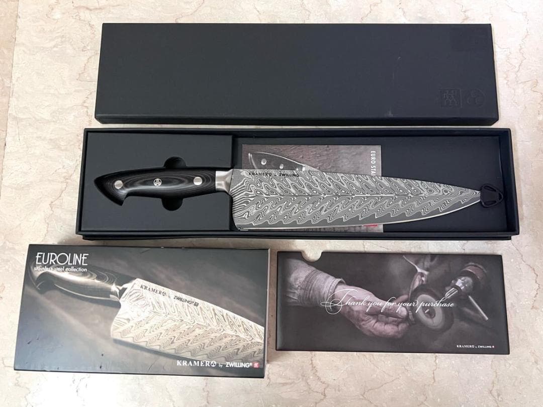 ツヴィリング 「 ボブ・クレーマー ユーロ ステンレス シェフナイフ 260mm