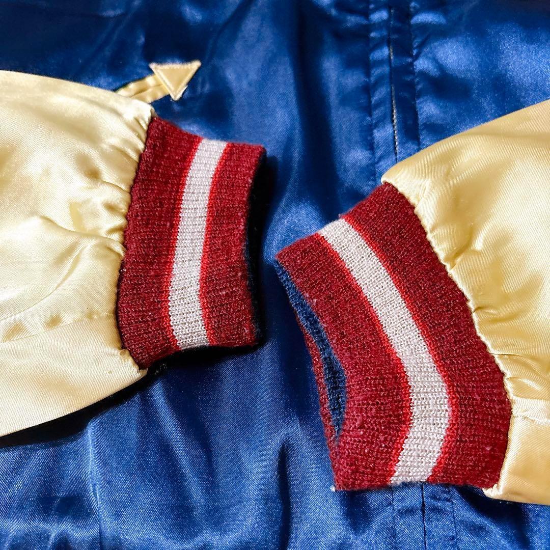 美品 THE FLAT HEAD スカジャン タイガーヘッド リバーシブル 刺繍