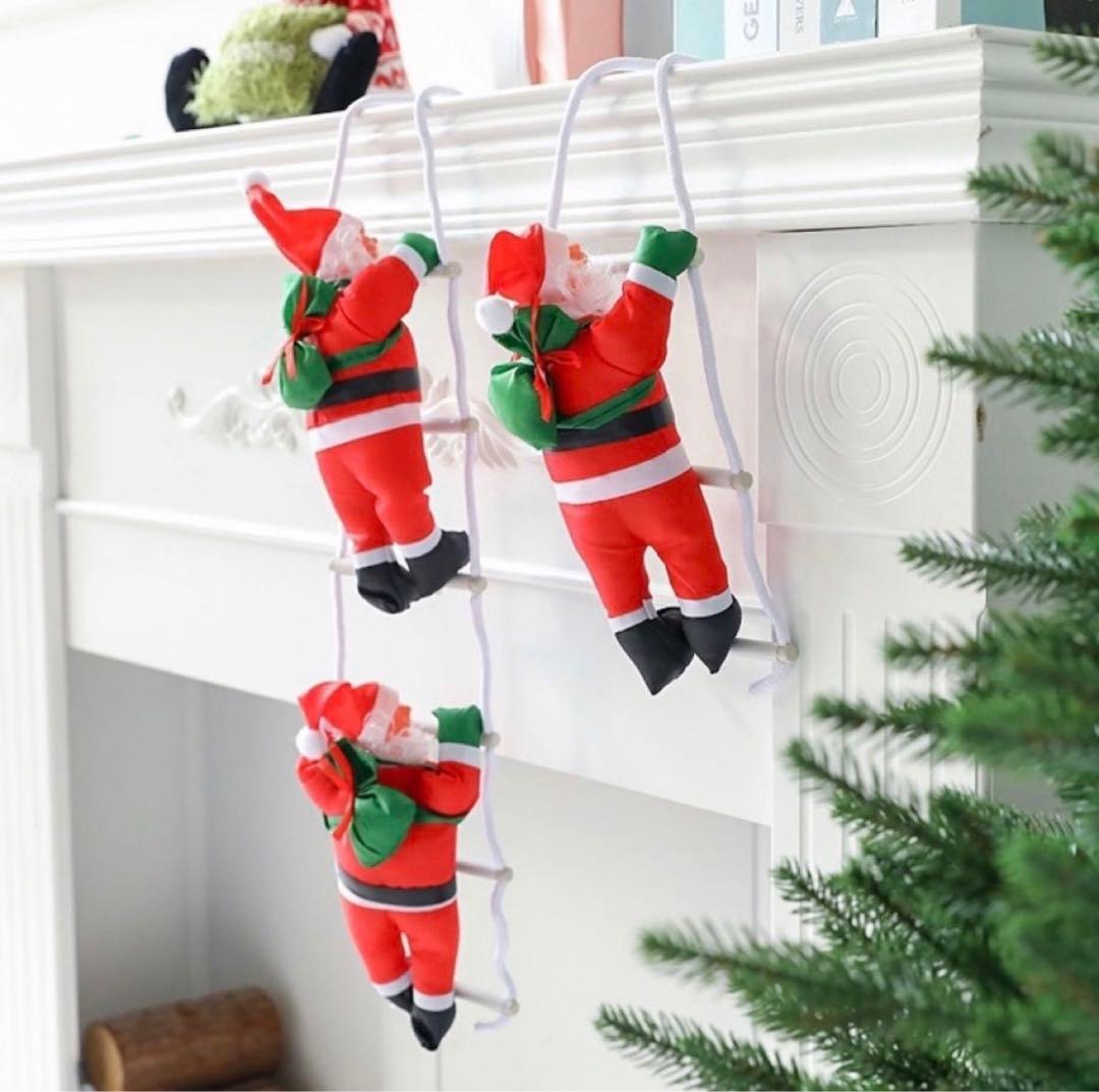 限定SALE ⭕️クリスマス シンプル ツリー はしご サンタクロース Xmas