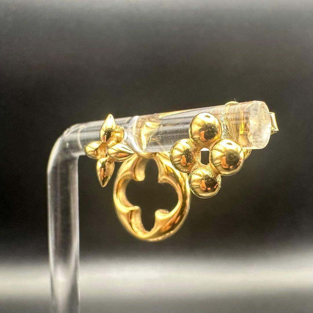 美品✨　ルイヴィトン　ピアス　フープ　M00770　ロゴ　1678