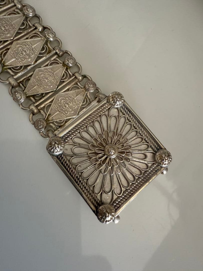 925シルバー 手工芸品 約80cmのベルト
