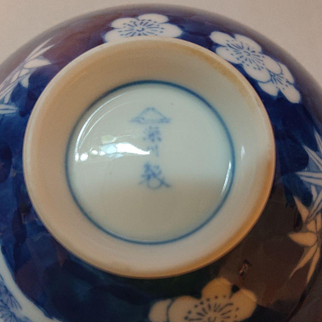 飯茶碗・深川製磁・手描