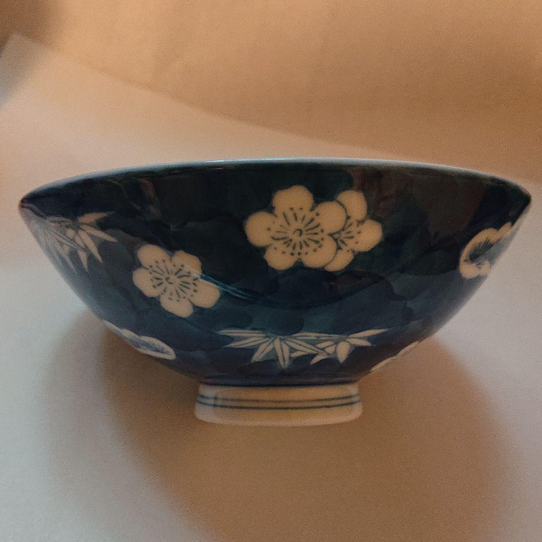 飯茶碗・深川製磁・手描