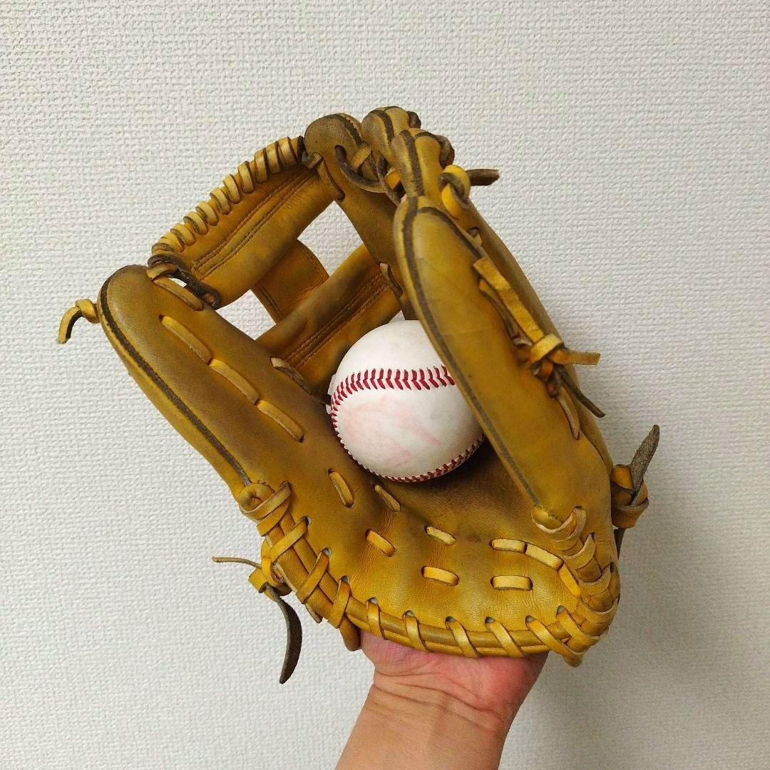 066 ヤマト 美品 型抜群 硬式兼軟式 内野手用グローブ