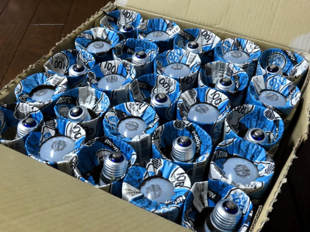 パナソニック　シリカ電球６０形　２５個　National／LW100V54W