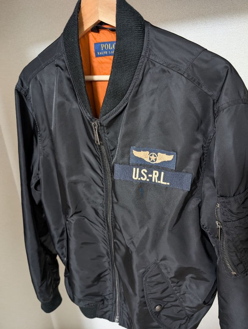 Polo Ralph Lauren MA-1 フライトジャケット ブラック