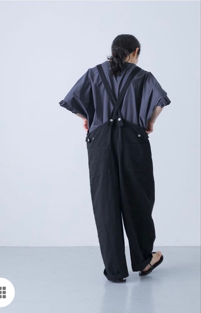 新品　かぐれ　バッククロスサロペット