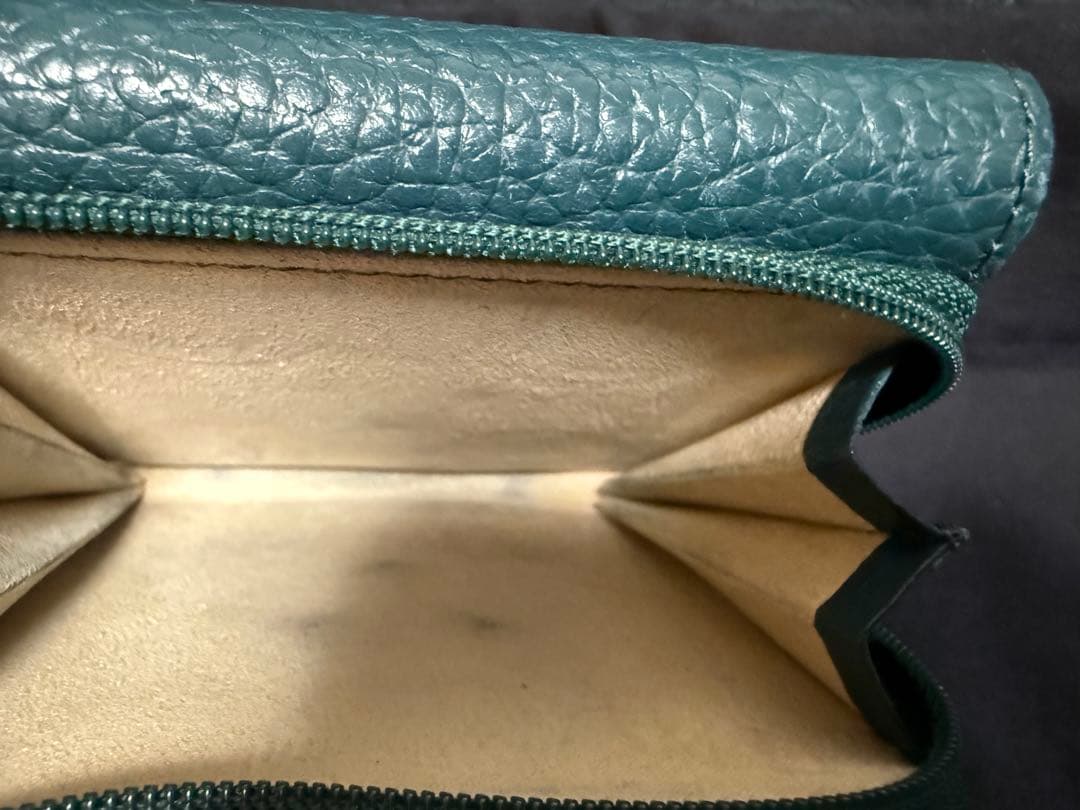 出品2/8まで！ATAO限定「ボタニカルグリーン」折財布　⭐︎waltz(ワルツ)