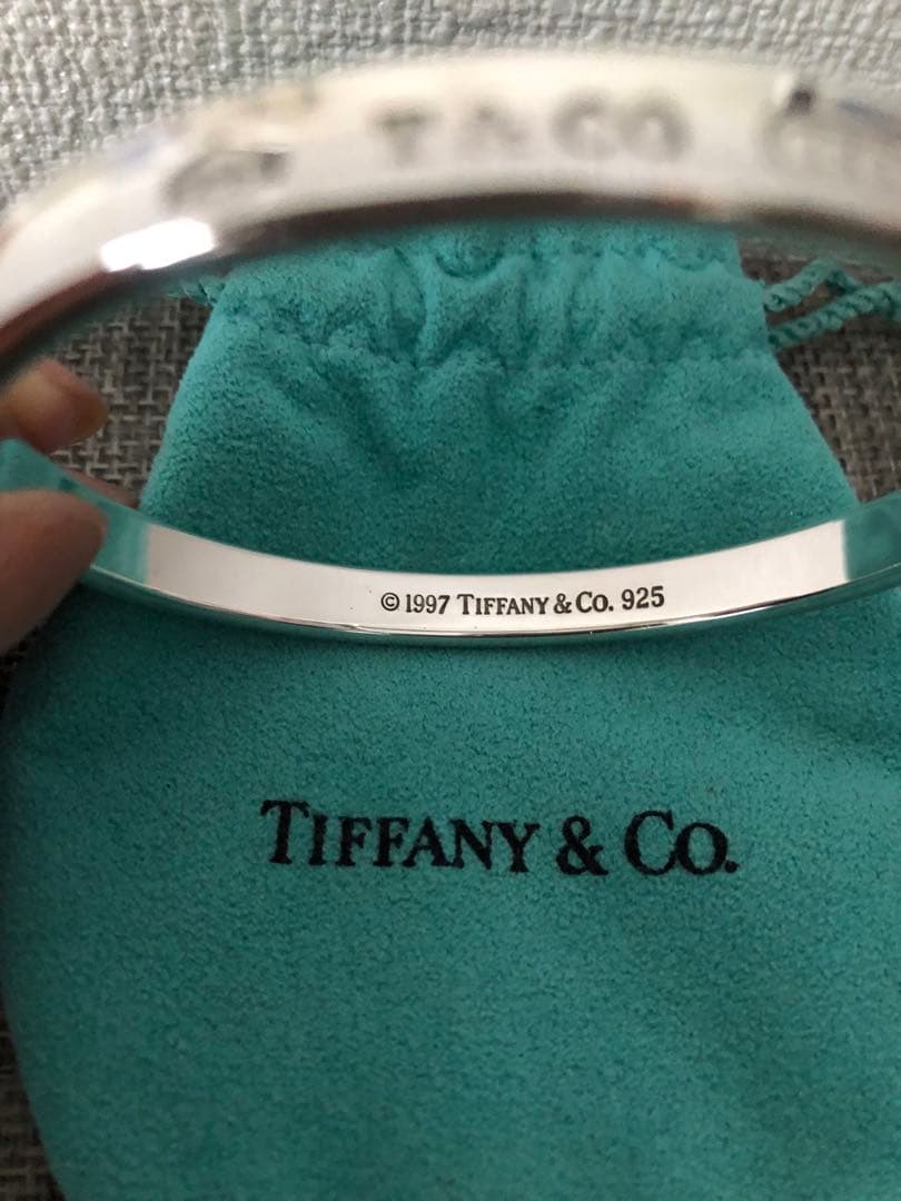 TIFFANYティファニー 1837 ナロー カフ シルバー バングルSV925