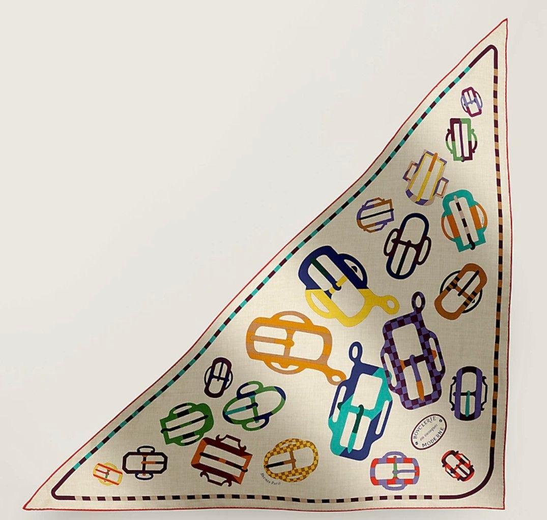 【新品未使用】エルメス トライアングル Bouclerie Moderne