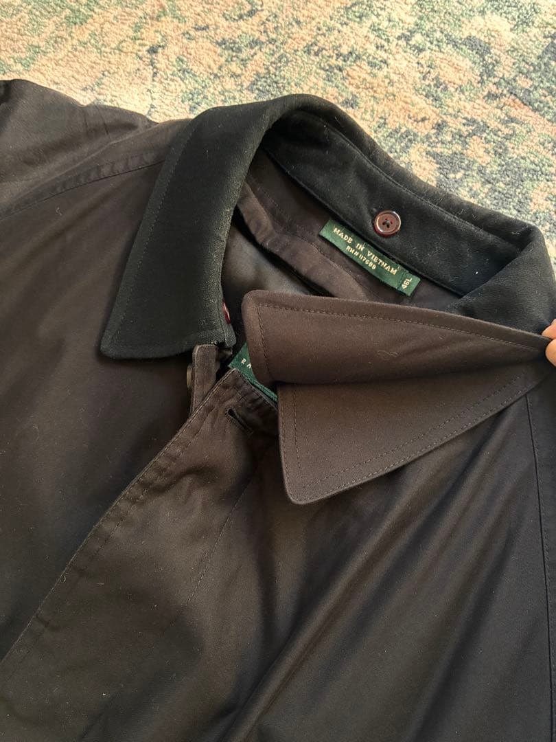 LAUREN RALPH LAUREN バルカラーコート 黒