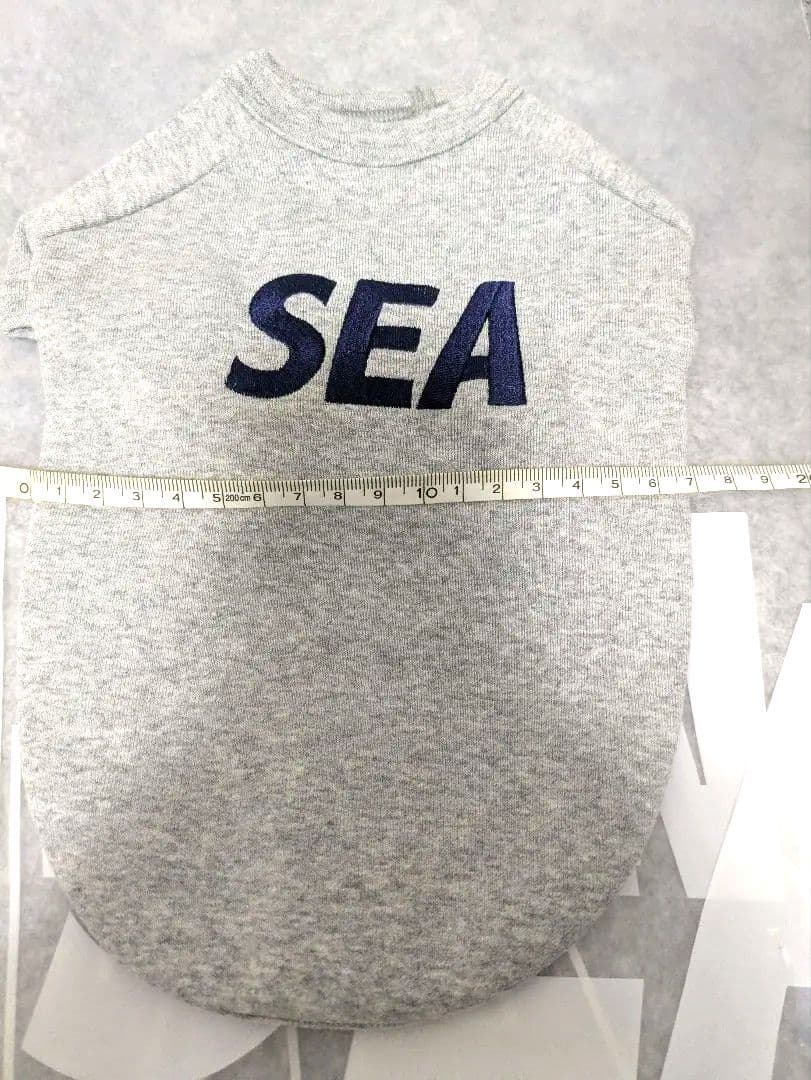 WIND AND SEA グレー 犬服 S
