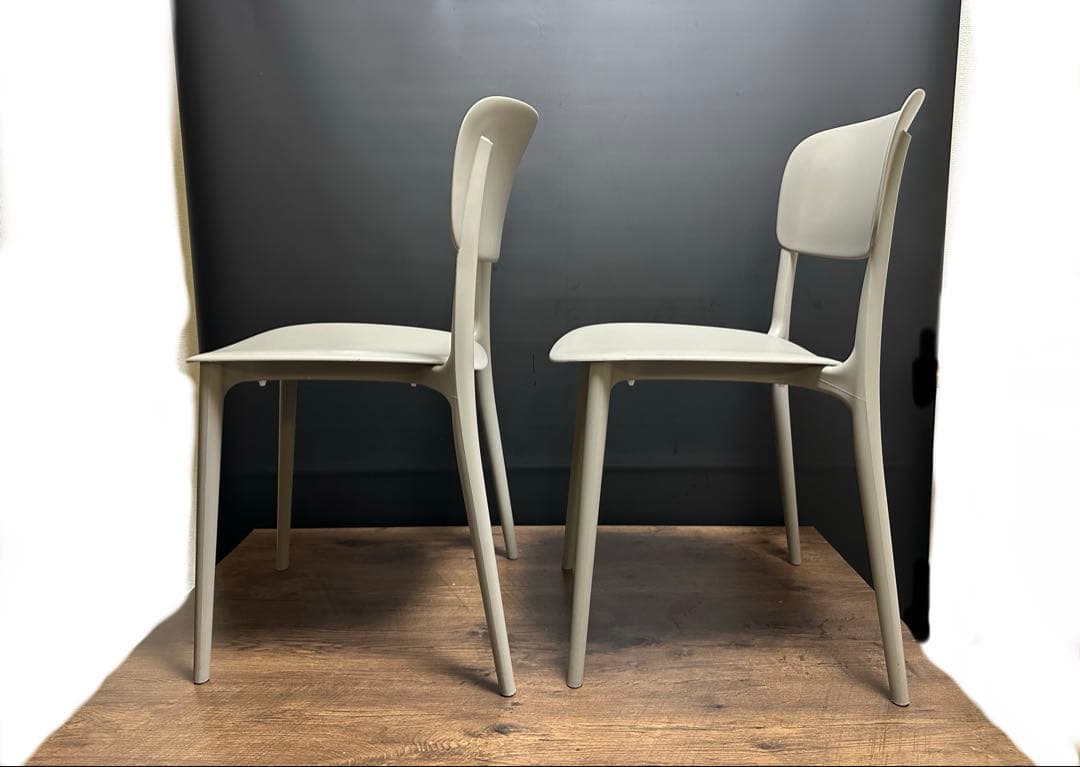 【2脚セット】　 calligaris　 SKINスキン グレー