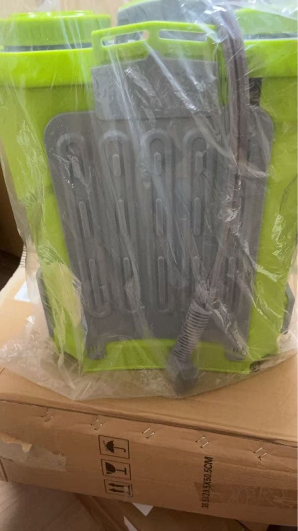 電動噴霧器（マキタ互換対応）充電式、連続自動スプレー背負式20L、攪拌機能付き