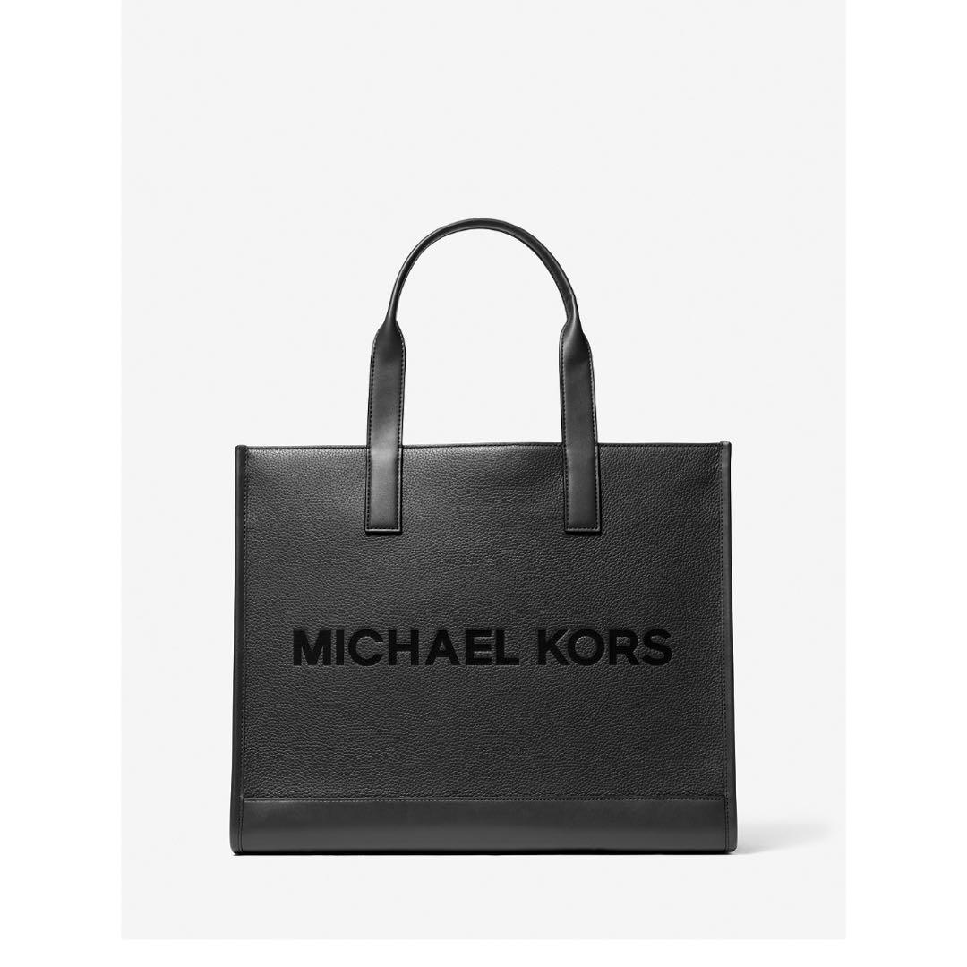 MICHAEL KORS COOPER エンボスロゴ ペブルレザー トート