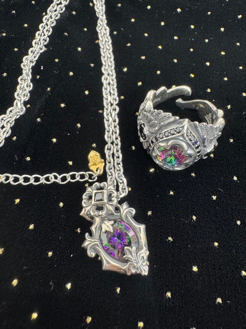 driveシルバー 925ハード系✨ネックレスとリング セット