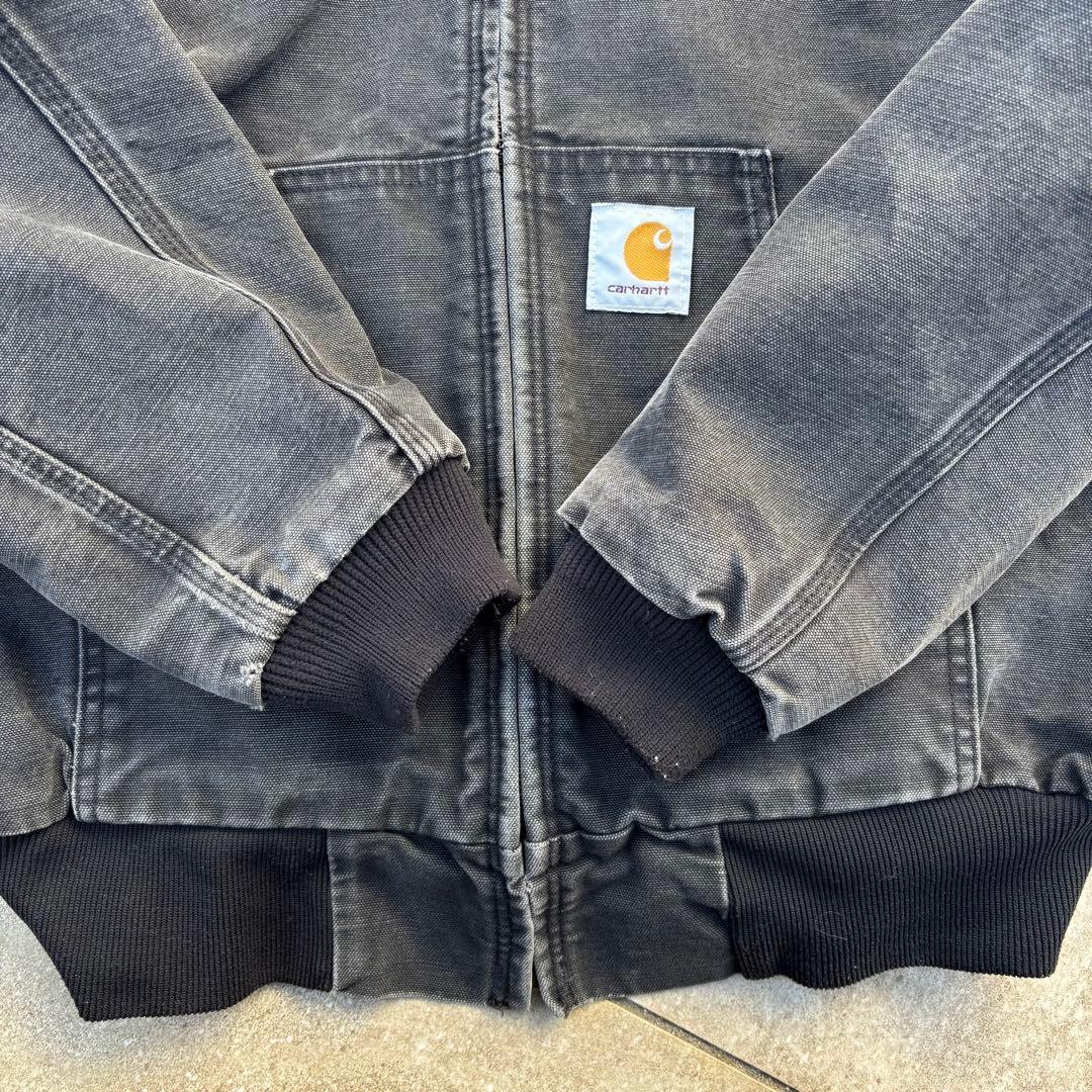 希少 80s 90s 星タグ Carhartt アクティブジャケット ブラック