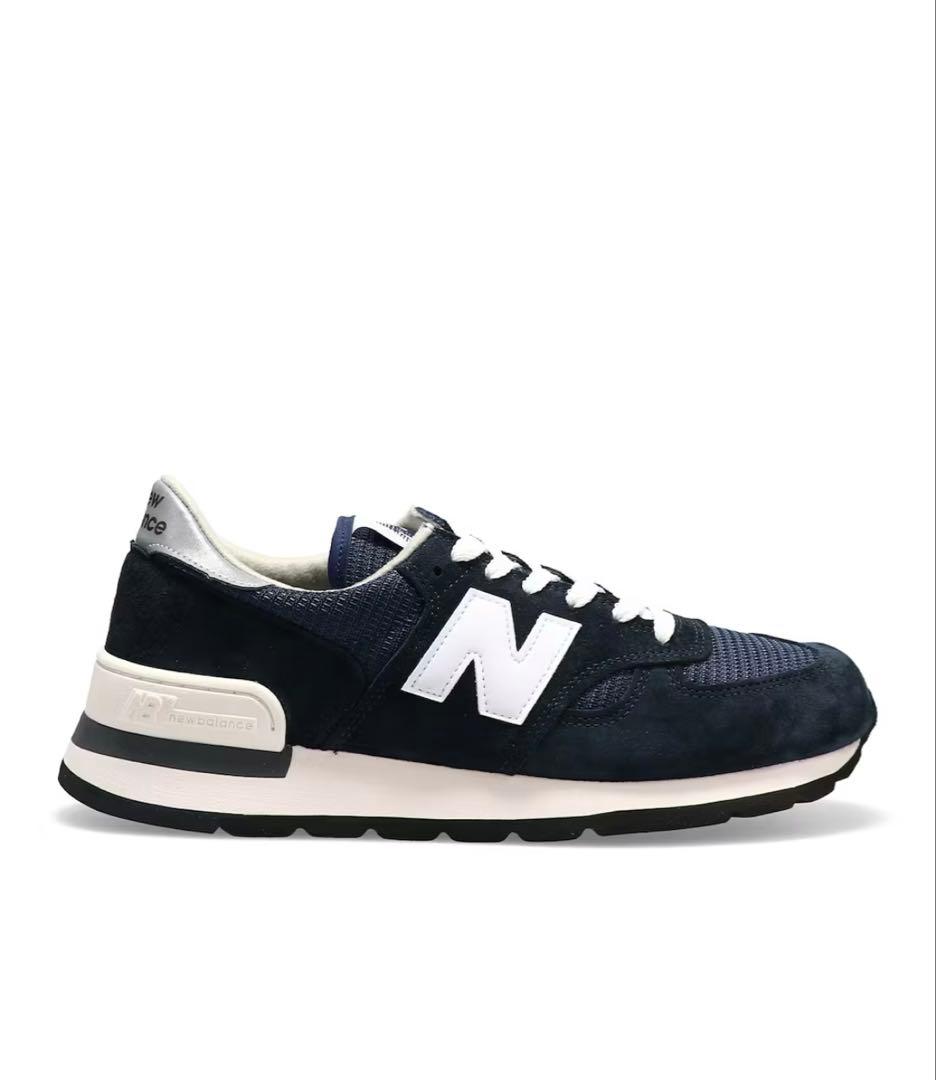 靴 New Balance M990 v1 NV NAVY 26cm