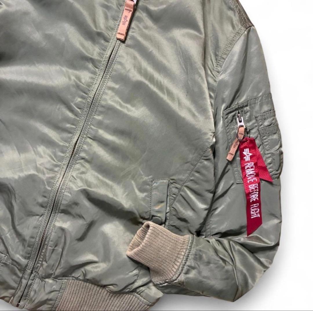 美品 USAモデル正規品 ALPHA MA-1 初期タグ フライトジャケット