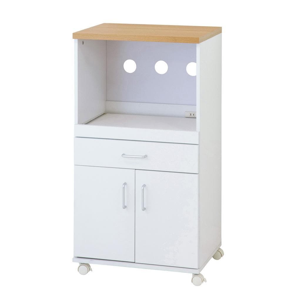 スリムサイズ キッチン収納ワゴン 幅55