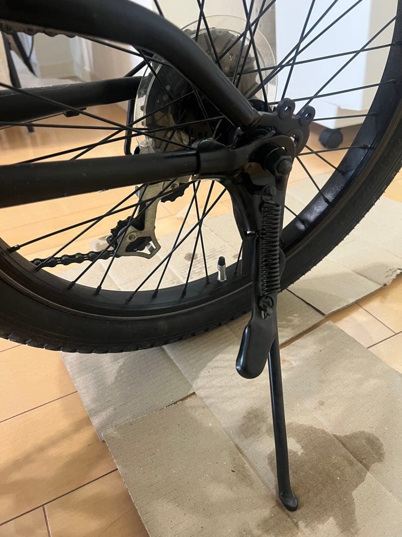 KYUZO KZ-110 20インチ折りたたみ自転車　カゴ付き