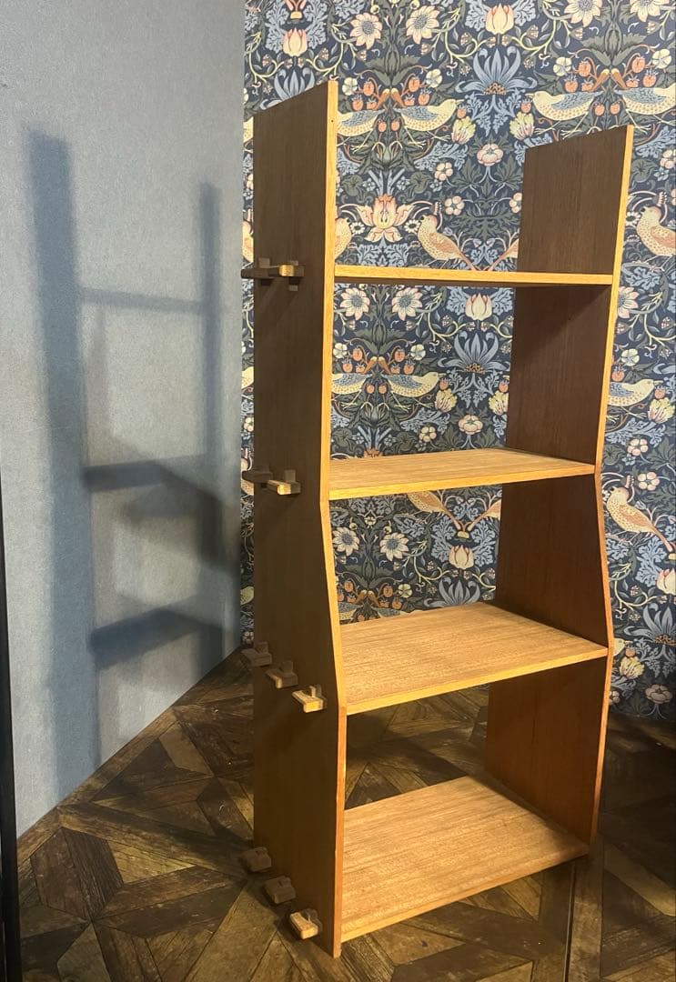 楔棚 木製 昭和レトロ 当時物 インテリア ビンテージ 古道具