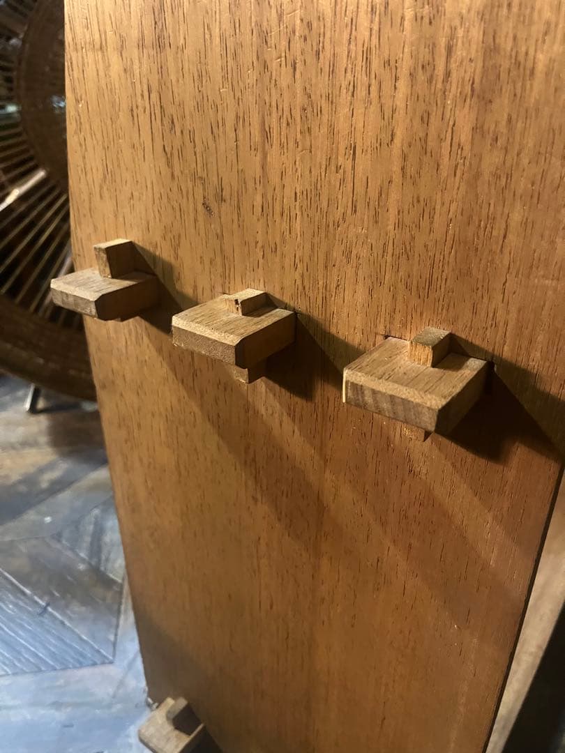 楔棚 木製 昭和レトロ 当時物 インテリア ビンテージ 古道具