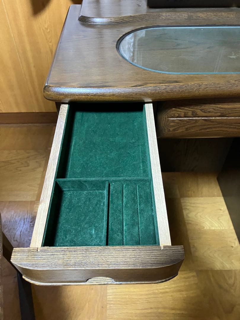 【稀少】三面鏡付き鏡台　ドレッサーのみ（椅子別売）