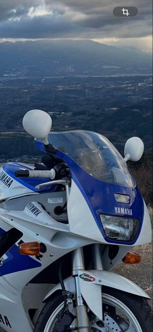 FZR1000 ミラー 純正品 3GM 2GH