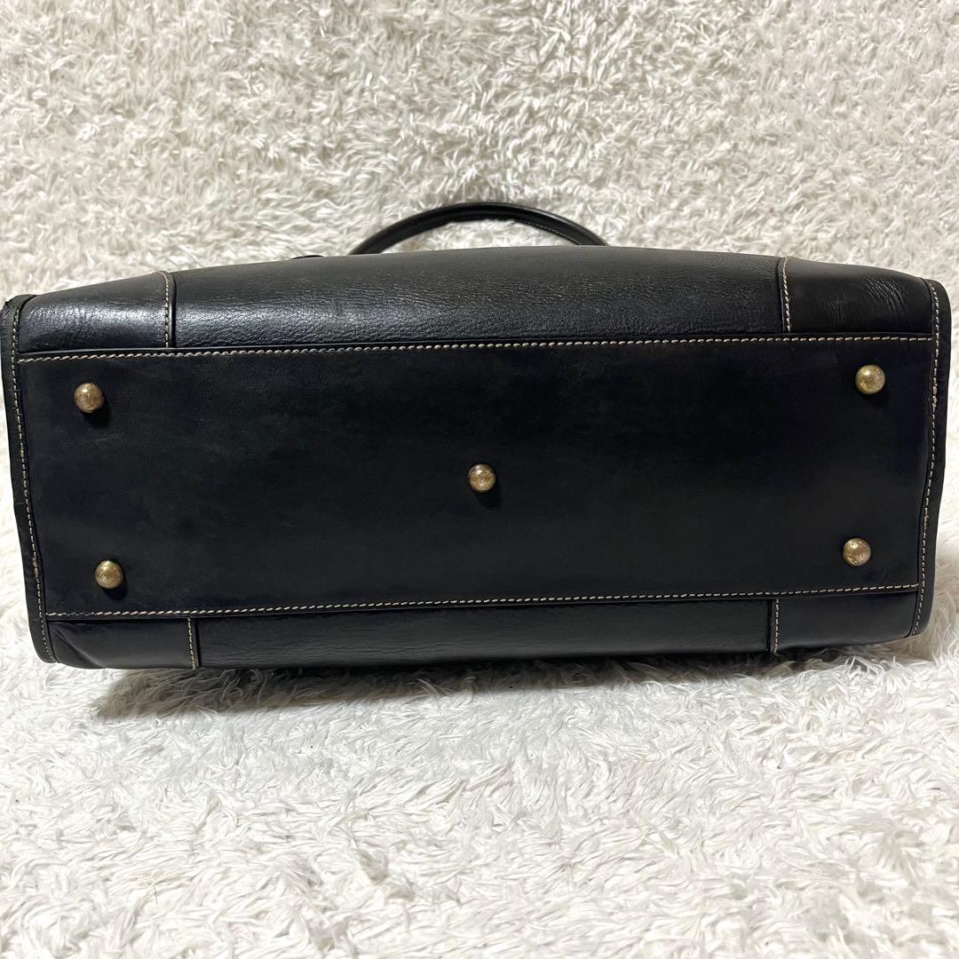 ✨希少✨ ソメスサドル トートバッグ ステッチ オールレザー 黒