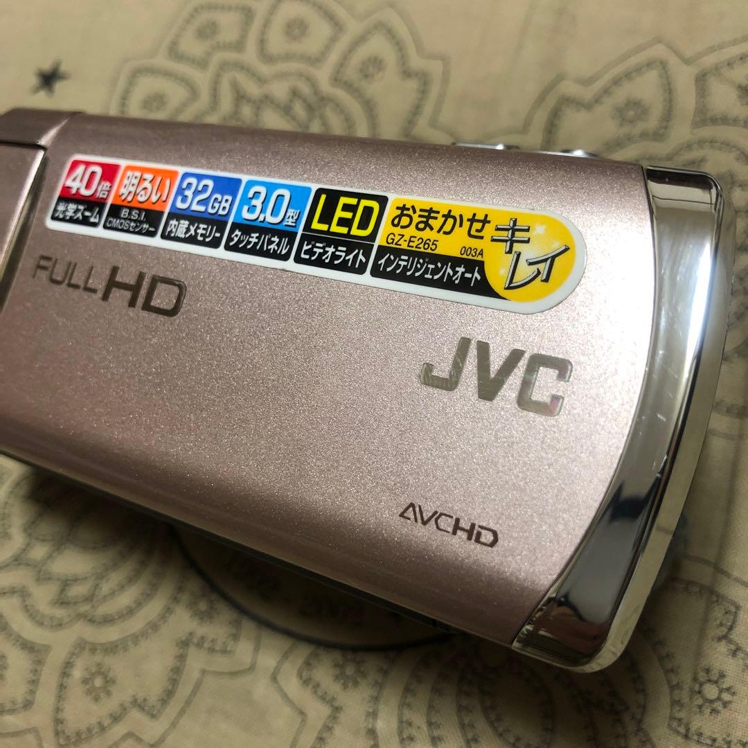美品 JVC Everio GZ-E265 ピンクゴールド ビデオカメラ