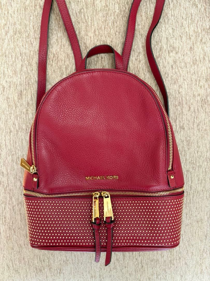 MICHAEL KORS スタッズ付き バックパック リュック