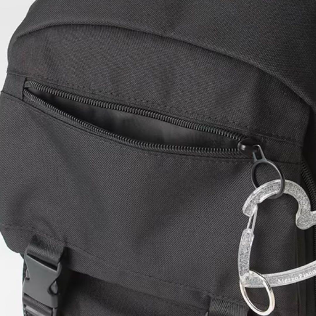 メゾピアノジュニア ラメカラビナつきフラップリュック