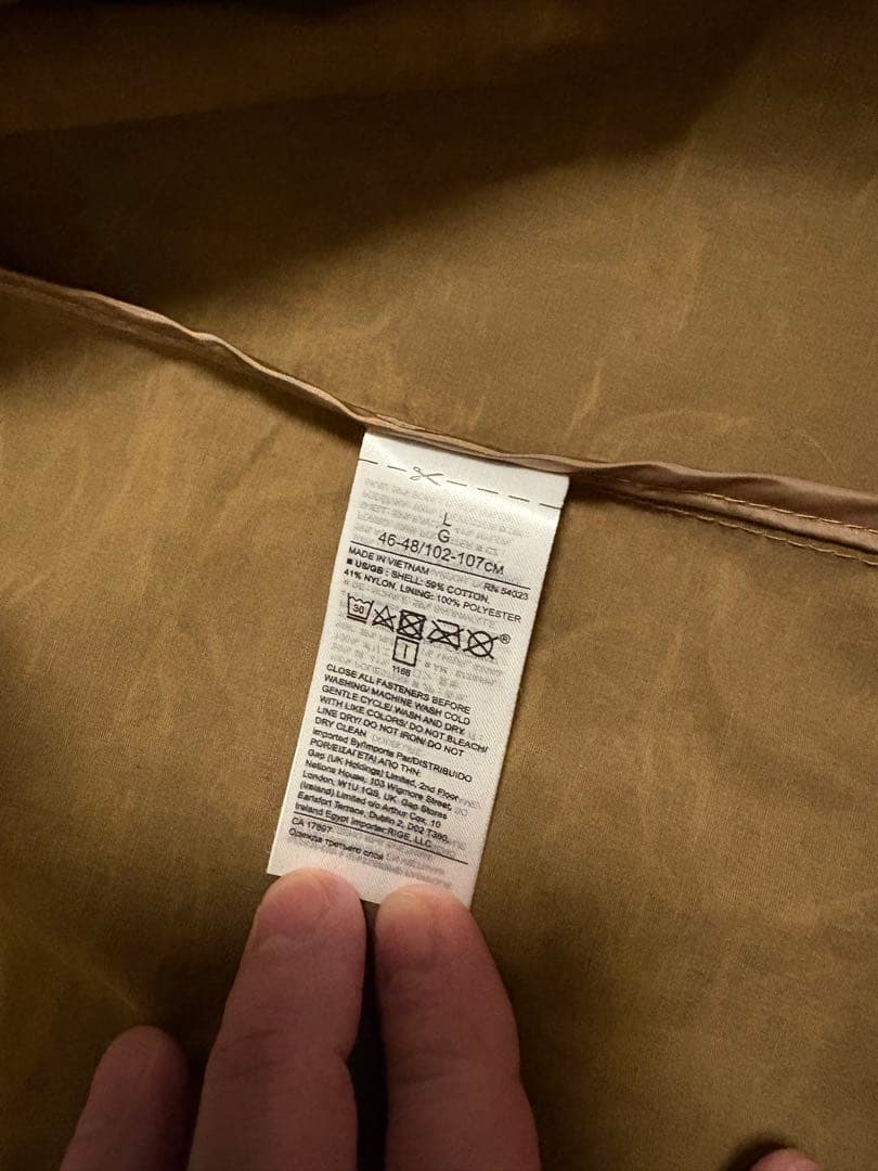 バナナリパブリック正規店購入品　メンズ　ウォーターレジスタントマックジャケット
